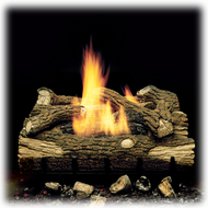 Monessen Mountain Oak Ventless Gas Logs - LP - Ventless-Gas-Logs.com Monessen Mountain Oak ventless gas logs combine the best of an economical log set with the benefit of a realistic look and attention to detail.Available in 18 inch only (EYF18PM-R).