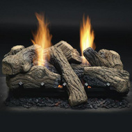 Monessen Natural Blaze See-Thru Vent Free Gas Logs - Remote Ready - 27 inch - Natural Gas