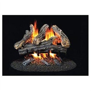 ProCom WAN Series Vented Gas Logs with Concentric Safety Pilot - 18 or 24 inch - Natural Gas or Propane